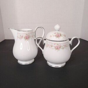 Vintage Noritake Ireland 3160 Thornton Cream and Sugar Set